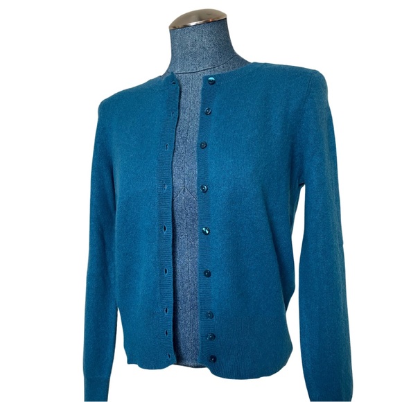 100% Cashmere Cardigan | Lord & Taylor - Picture 1 of 3